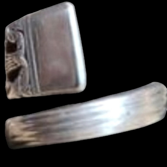 Mens Size 13 Hand Forged Vintage Boho Spoon Ring - Picture 3 of 3
